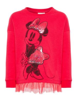 Name it Sweatshirt Disney Minnie Mouse Sweatshirts pink Gr. 80 Mädchen Kinder