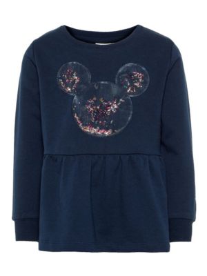 Name it Sweatshirt Minnie Mouse Sweatshirts blau Gr. 80 Mädchen Kinder