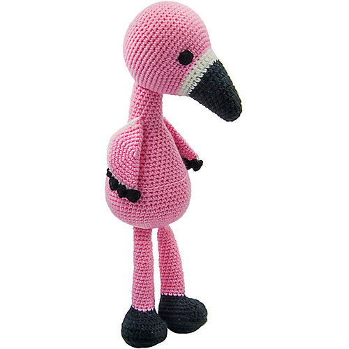 Вязаная игрушка Niki Toys Розовый фламинго Додо, 27см от Niki Toys