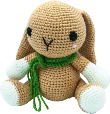 Вязаная  игрушка Niki Toys Маленький зайчонок Джен, 20см