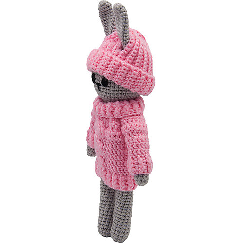 Вязаная игрушка Niki Toys Заяц в свитере, 35см от Niki Toys