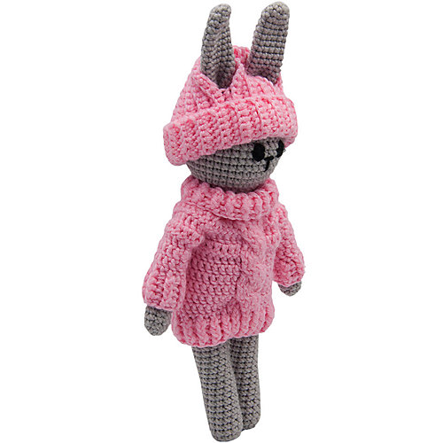 Вязаная игрушка Niki Toys Заяц в свитере, 35см от Niki Toys