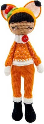 Вязаная  игрушка Niki Toys Кукла Люси лисица, 45см
