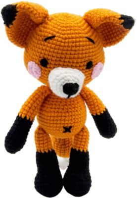 Вязаная  игрушка Niki Toys Лисёнок Эшли, 25см