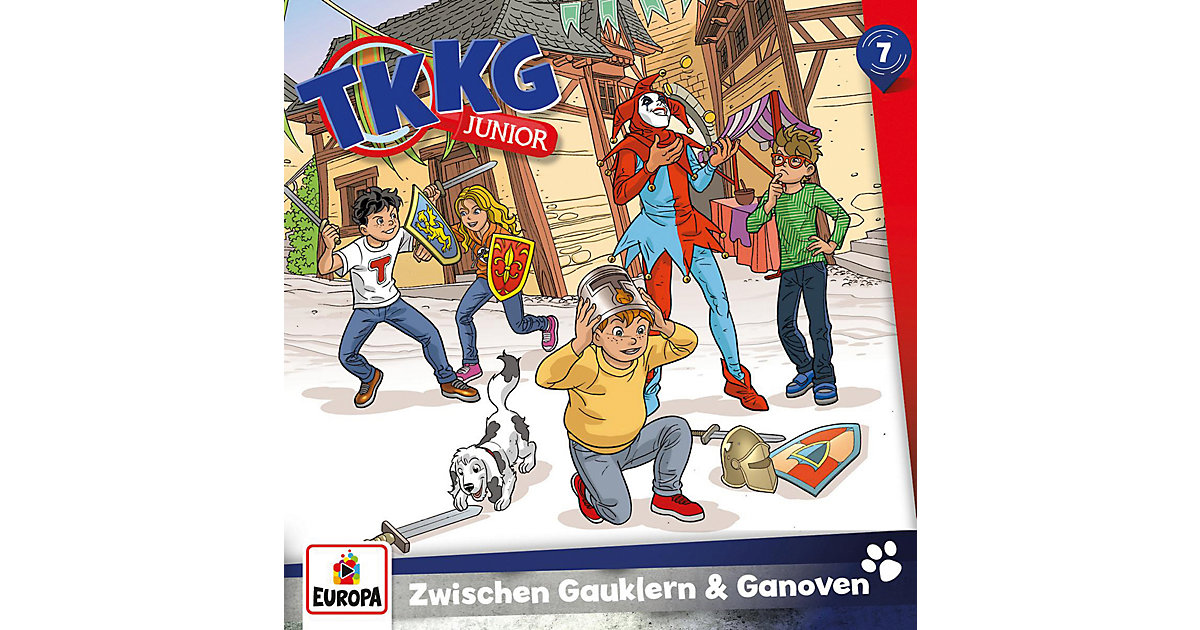 CD TKKG Junior 007 - Zwischen Gauklern und Ganoven Hörbuch