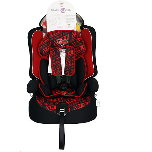 Автокресло Siger "Драйв" Disney Тачки гонка, 9-36 кг, красное от Siger