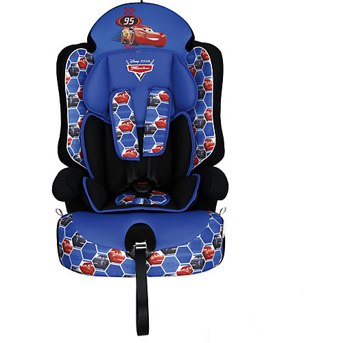 Автокресло Siger "Драйв" Disney Тачки ячейки, 9-36 кг, синее от Siger