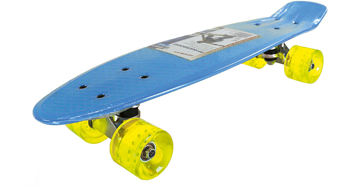 PP Skateboard blau