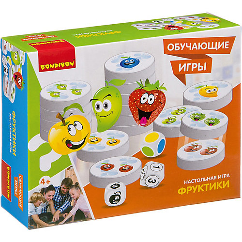 Настольная игра Bondibon Обучающие игры "Фруктики" от Bondibon