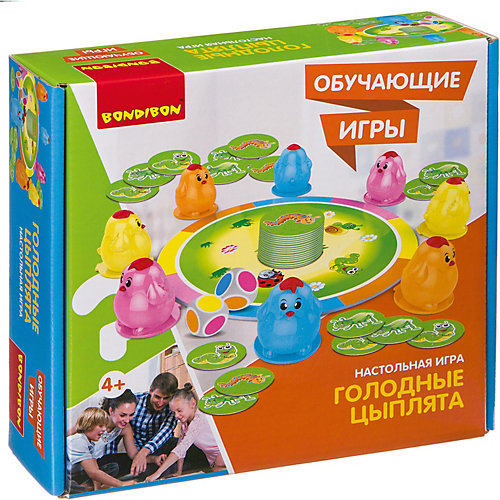 Настольная игра Bondibon Обучающие игры "Голодные цыплята" от Bondibon