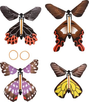 Schmetterling 4 Stck bunt