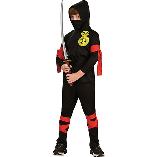 Kostüm Ninja, 6-tlg.