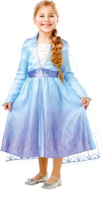 Mädchen Karneval Kostüm-Eiskönigin Anna Fasching verkleiden Märchen Kleid Grün 