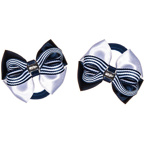 Бант Babys Joy, 2 шт - синий/белый от Babys Joy