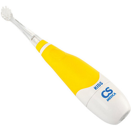 Электрическая звуковая зубная щетка CS Medica CS-561 Kids, жёлтая от CS Medica