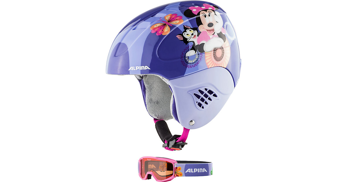 Skihelm + Brille Carat Disney Minnie Mouse 48-52