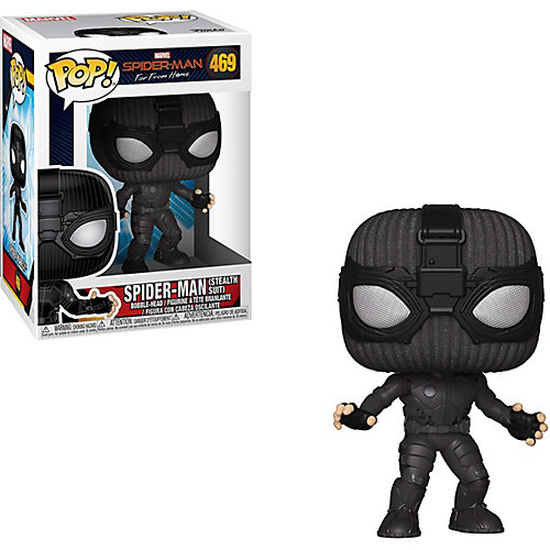 Фигурка Funko POP! Bobble: Marvel "Человек-паук: Вдали от дома" Человек-паук в стелс костюме, 39208 от Funko