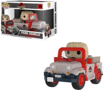 Фигурка Funko POP! Rides: "Парк Юрского периода" Элли Сэттлер на джипе, 26738