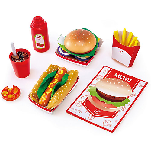 Игровой набор Hape Fast Food, 27 предметов от Hape