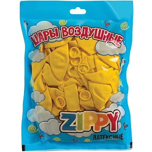 Воздушные шары Zippy, 50 шт, желтые - желтый от Zippy