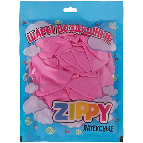 Воздушные шары Zippy, 50 шт, розовые - розовый от Zippy