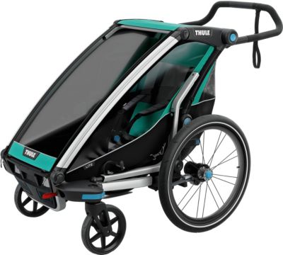 Fahrradanhnger Chariot Lite, mint/schwarz