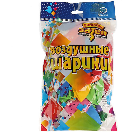 Воздушные шары Belbal с рисунком "Поздравляем с днем рождения!" 50 шт от Belbal