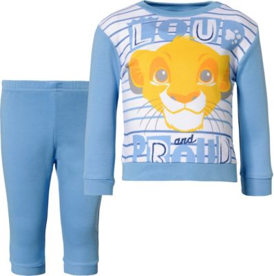 Disney K�nig der L�wen Schlafanzug hellblau Gr. 74 Jungen Baby