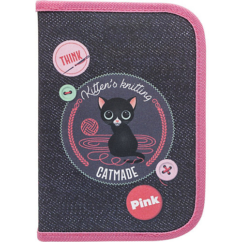 Пенал с наполнением Tiger Family Nature Quest Collection Think Pink Denim, 23 предмета от TIGER FAMILY