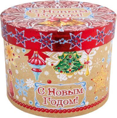 Подарочная коробка Fenix-present "Новогодние колокольчики"