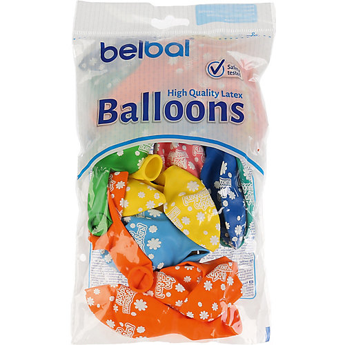 Воздушные шары Belbal "Добро пожаловать", пастель, шелкография, 25 шт от Belbal