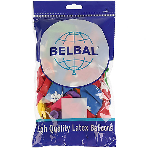 Воздушные шары Belbal "Бабочки", с рисунком, 50 шт от Belbal