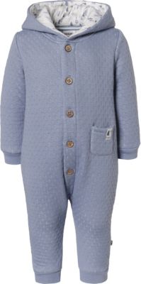 Baby Strampler mit Kapuze blue denim Gr. 68 Jungen Baby