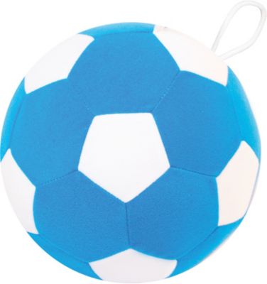 Игрушка Мякиши "Футбольный мяч", бело-синий