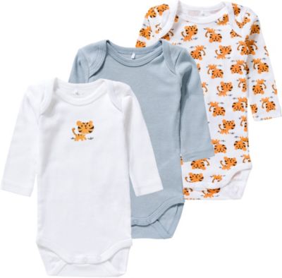 Body NBMBODY , 3er-Pack hellblau Gr. 80 Jungen Kinder
