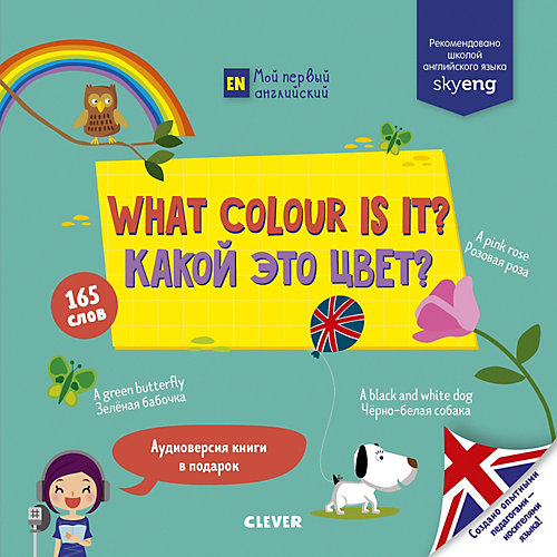 Учебник по английскому языку "What color is it? Какой это цвет?" от Clever