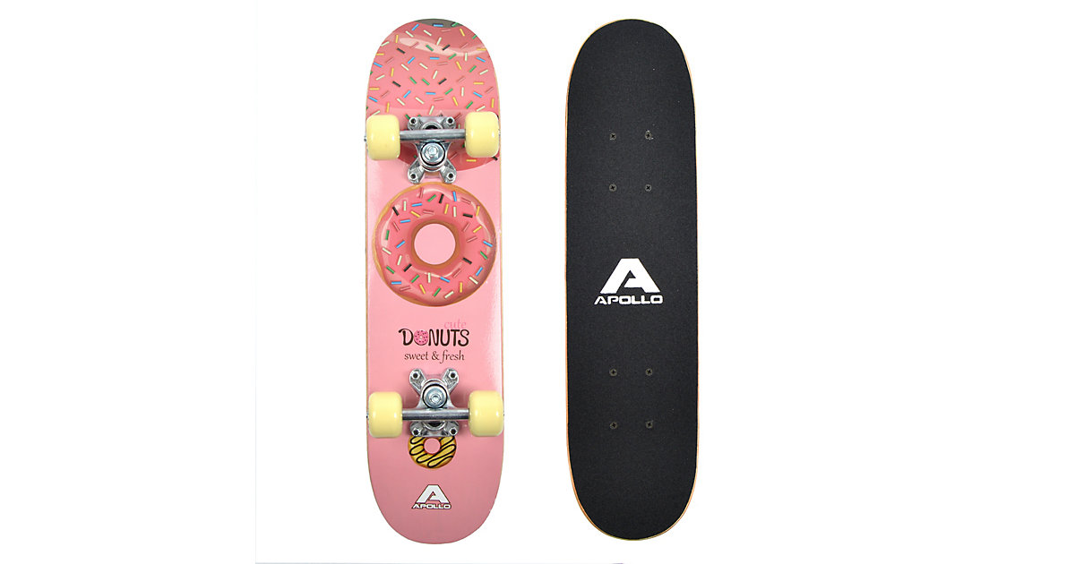 Apollo Skateboard Donut rosa