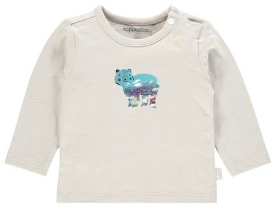 Kinder Langarmshirt beige Gr. 68