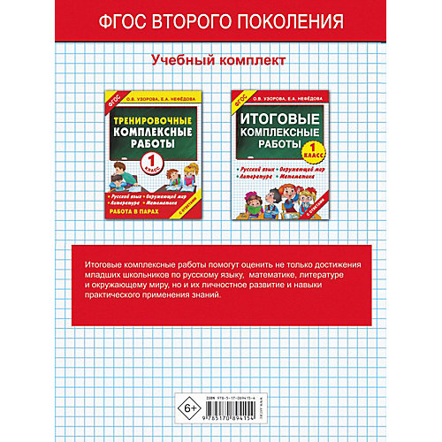 Сборник задач "Итоговые комплексные работы" 3000 примеров!, 1 класс от Издательство АСТ