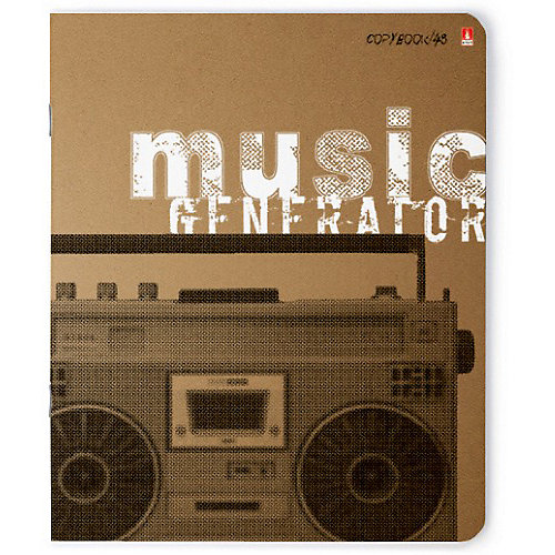 Тетрадь Альт Music Forever, 48 листов, клетка, 5 шт от Альт