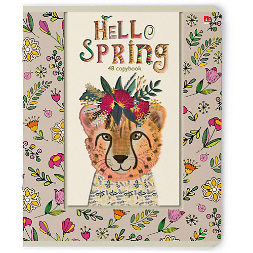 Тетрадь Альт Hello Spring, 48 листов, клетка, 5 шт от Альт