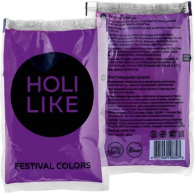 Краска холи Holi Like, фиолетовая