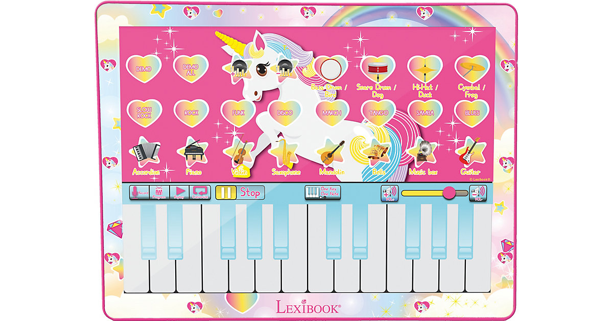 Unicorn: Music Tablet rosa/blau