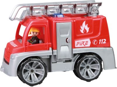 Neu LENA TRUXX Feuerwehr mit Leiter 11994571 rot/silber 