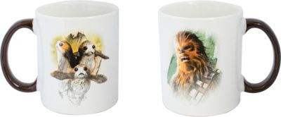 Kaffeebecher und Schlüsselanhänger von Star Wars