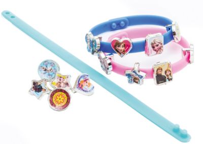 Armband mit 4 Charms Halskette Disney Frozen Schmuckset OVP, TOP Neu 