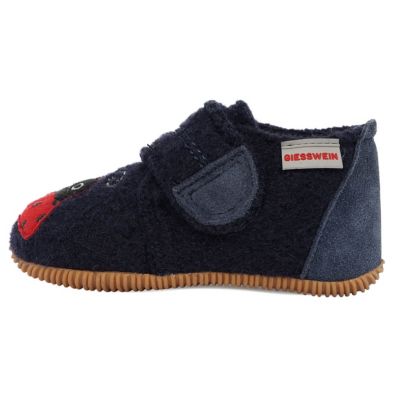 Giesswein Filzhausschuh Oberding Hausschuhe dark blue denim Gr. 19