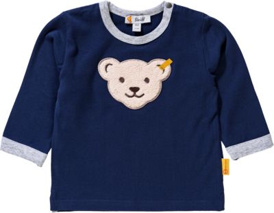 Baby Langarmshirt blau Gr. 74 Jungen Baby