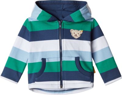 Steiff Baby-Jungen Sweatjacke Sweatshirt