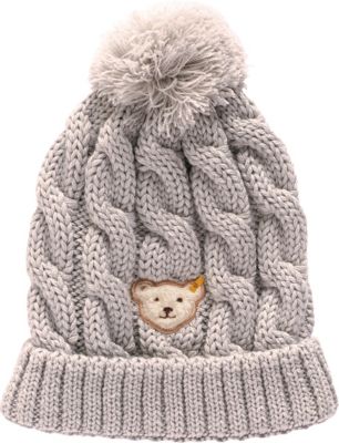 Bommelm�tze grau Gr. 55 Jungen Kinder